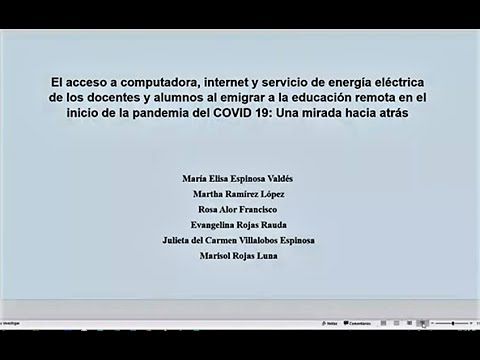 CEL353 - El Acceso a Computadora, Internet y Servicio de Energía Eléctrica de los Docentes y Alu…