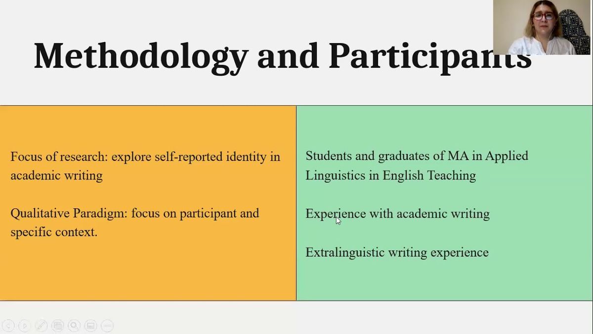 TAB037 - Methodology for Self-Reported Identity in Bilingual Academic Writers