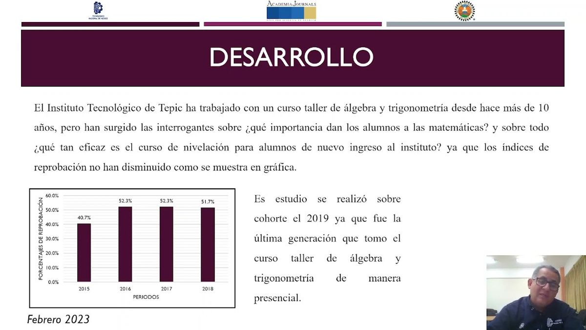 ITP151 - Análisis de Correlación entre el Examen del Taller de Algebra y Trigonometría y el Cur…