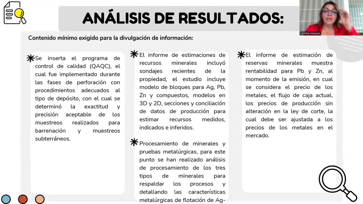 CHM112 - Estándares y contenido para la preparación de reporte técnico de NI 43-101.