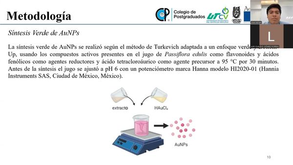 NOV031- Síntesis Verde de Nanopartículas de Oro (AuNPs) Utilizando Jugo de Maracuyá (Passiflora …