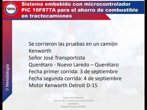 H015 - SISTEMA EMBEBIDO CON MICROCONTROLADOR PIC 16F877A PARA EL AHORRO DE COMBUSTIBLE EN TRACTOCAM…
