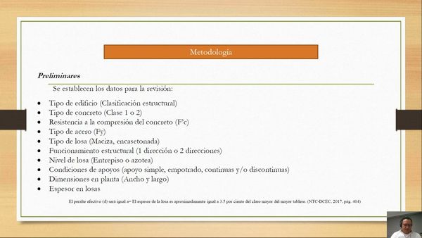 HDG341 - Pre dimensionamiento Práctico de Losas de Concreto Reforzado Conforme a las Normas Técni…