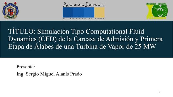AJA050 - Simulación Tipo Computational Fluid Dynamics (CFD) de la Carcasa de Admisión y Primera E…
