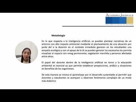 ITG002- Ensayo pedagógico: La Inteligencia Artificial para generar conciencia ecológica en Educac…