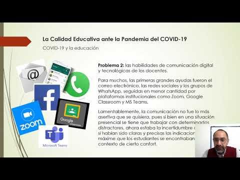 CS043 - La Calidad Educativa ante la Pandemia del COVID-19