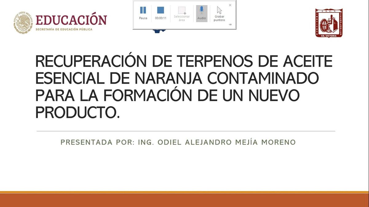 MOR231 - Recuperación de Terpenos de Aceite de Naranja para la Formulación de Nuevo Producto