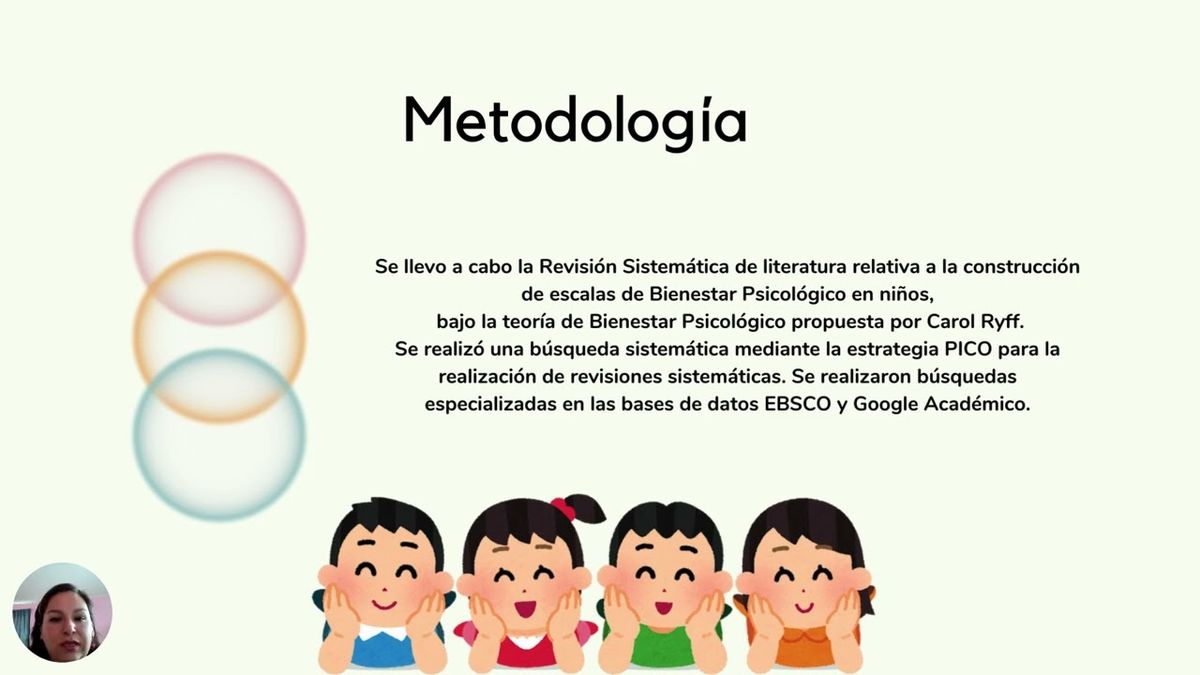 FRS084 - Escalas para Medir Bienestar Psicológico en Niños: Una Revisión Sistemática