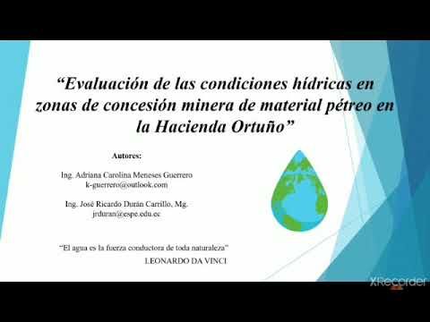 MOR330 - Evaluación de las Condiciones Hídricas en Zonas de Concesión Minera de Material Pétreo…