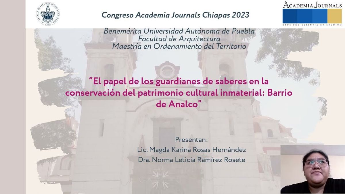 CPS105 - El papel de los guardianes de saberes en la conservación del patrimonio cultural inmater…