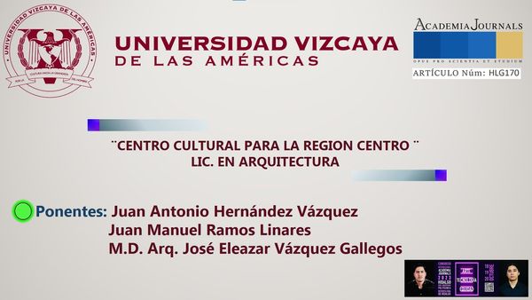 HLG170 - Centro Cultural para la Región Centro Desierto