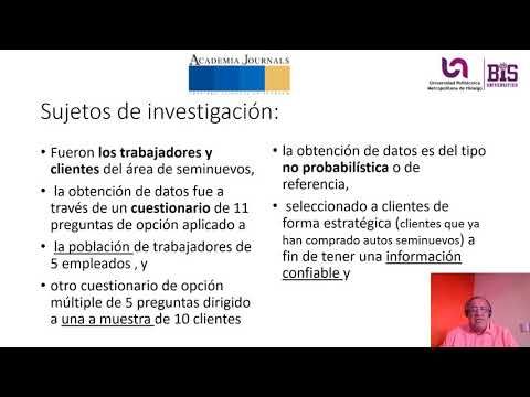 H086 - DETECCIÓN DE NECESIDAD DE MEJORA DEL SERVICIO AL CLIENTE EN EL PROCESO DE VENTA DE AUTOS SE…