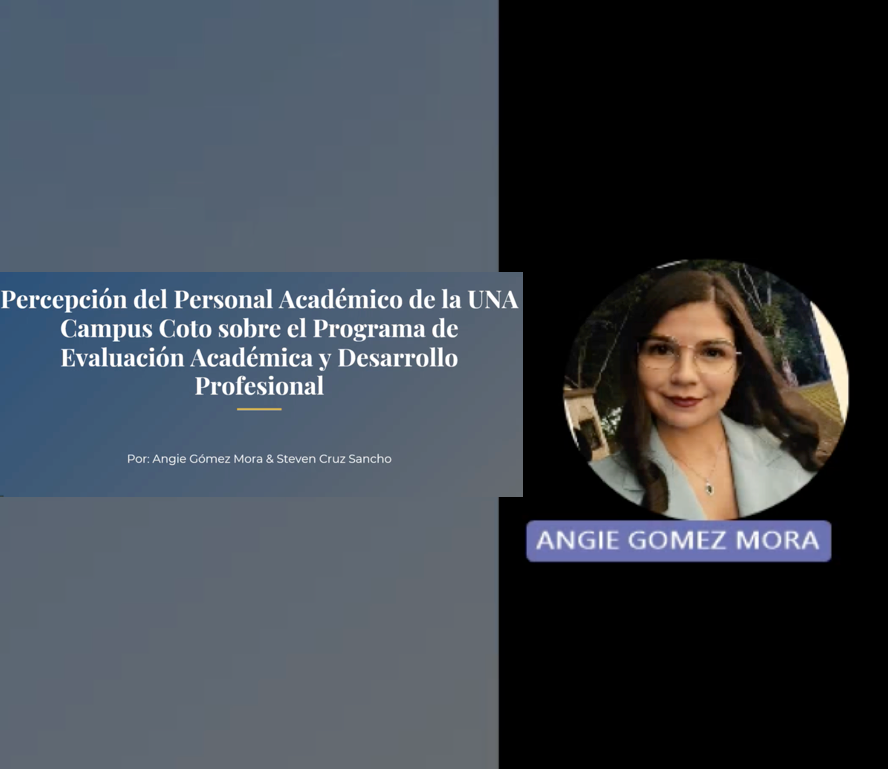 CHE213- Percepción del Personal Académico de la UNA Campus Coto sobre el Programa de Evaluación …