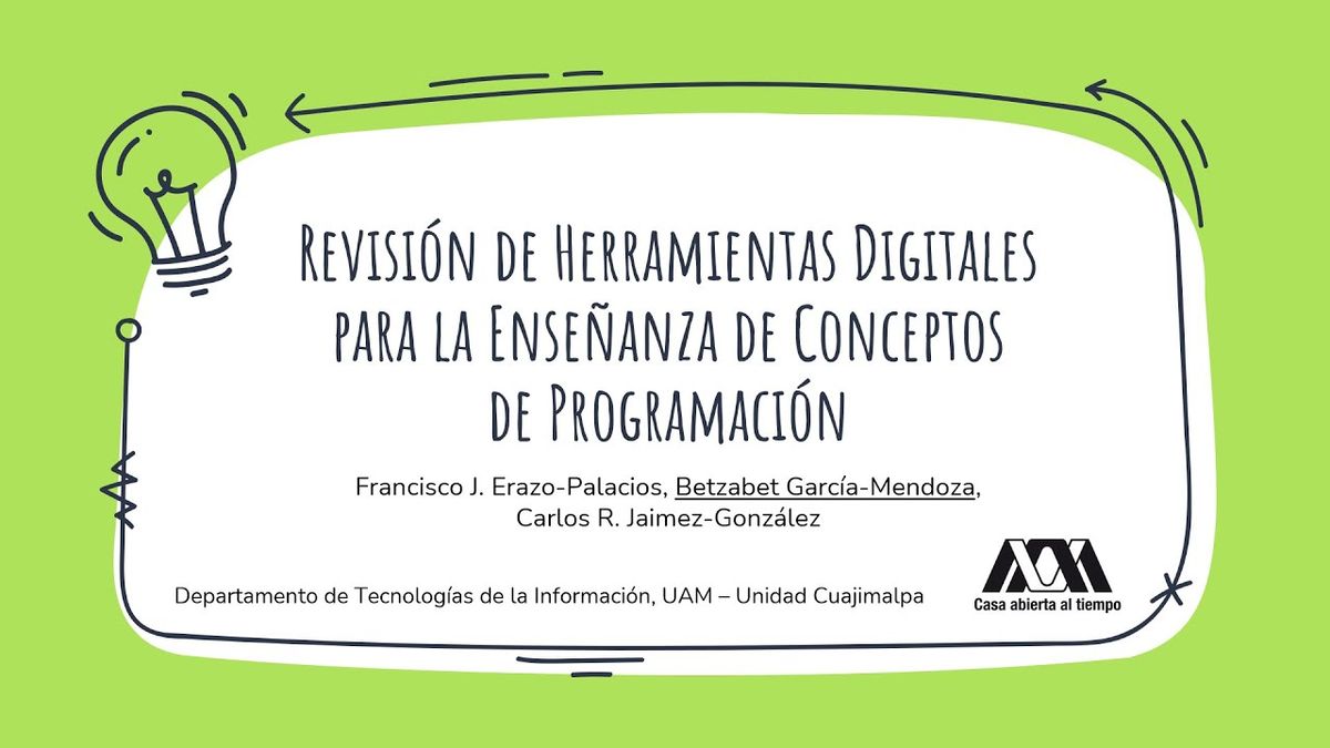 CLY212 - Revisión de Herramientas Digitales para la Enseñanza de Conceptos de Programación