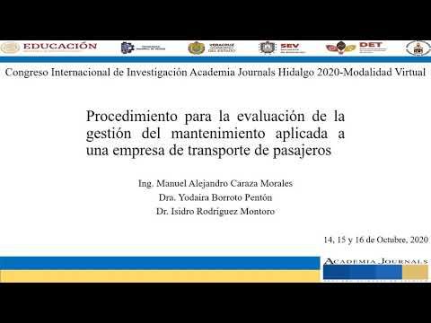 H337 - PROCEDIMIENTO PARA LA EVALUACIÓN DE LA GESTIÓN DE MANTENIMIENTO APLICADA A UNA EMPRESA DE …