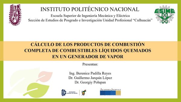 CLY069 - Cálculo de los Productos de Combustión Completa de Combustibles Líquidos Quemados en un…