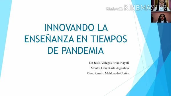 A033 - Innovando la Enseñanza en Tiempos de Pandemia