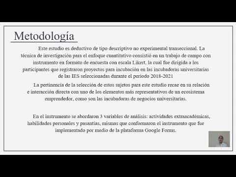 PBL040 - Características del Ecosistema Emprendedor Universitario en Tabasco: UTTAB