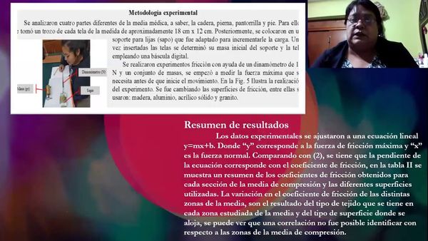 H093 - DETERMINACIÓN DE COEFICIENTES DE FRICCIÓN ESTÁTICA EN MEDIAS MEDICAS DE COMPRESIÓN LIGER…
