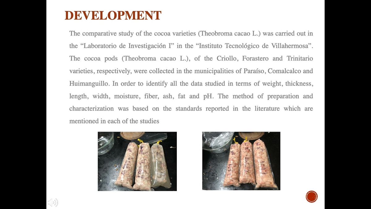 CLY405 - Comparative Study of the Physicochemical Properties of Coca Leaches (Theobroma cacao L.) i…