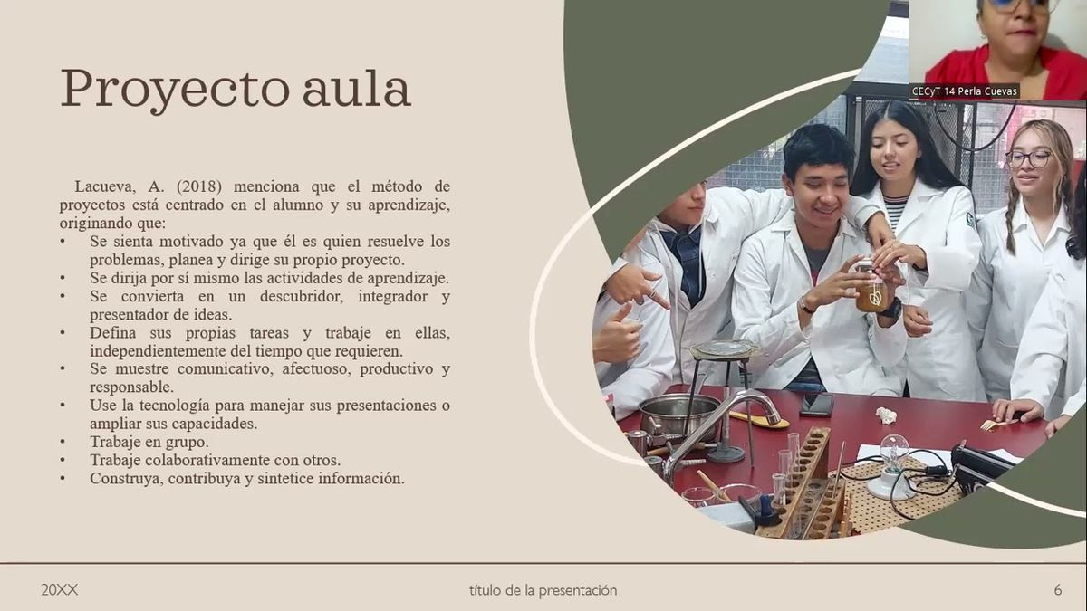 PBA131 - Elaboración de Crema de Sábila, Estrategia de Proyecto Aula del CECyT 14 del IPN