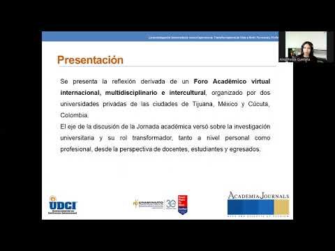 CHP058 - La Investigación Universitaria como Experiencia Transformadora de Vida a Nivel Personal …