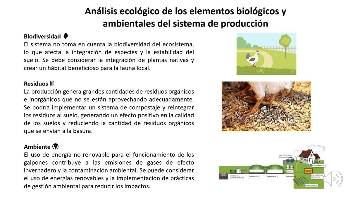 TLA035 - Análisis Ecológico y Sostenible de los Elementos Biológicos y Ambientales en un Sistem…