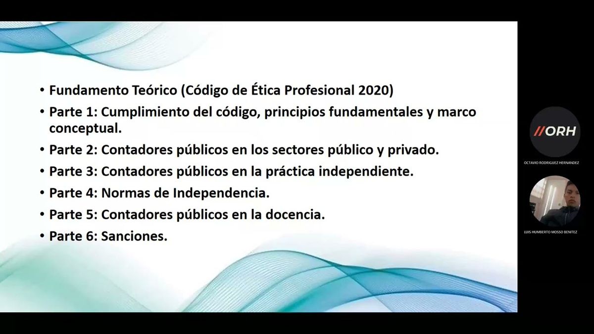 PBL283 - Diagnóstico y Difusión del Código de Ética Profesional de los Asociados del Colegio d…