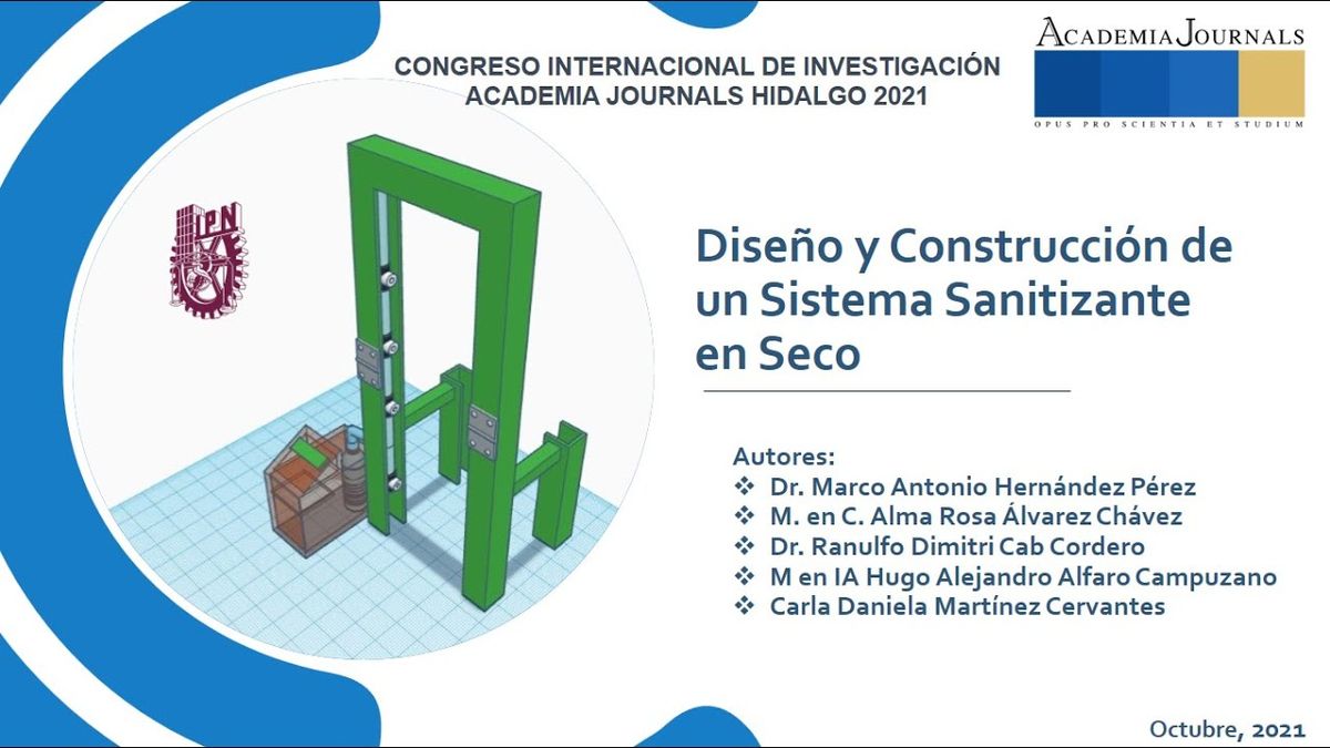 HID305 - Diseño y Construcción de un Sistema Sanitizante en Seco