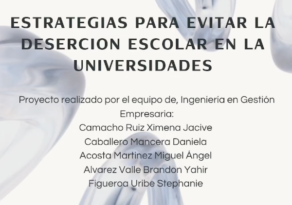 INT091- Estrategias para evitar la deserción escolar en la universidad. # Integralia 2025