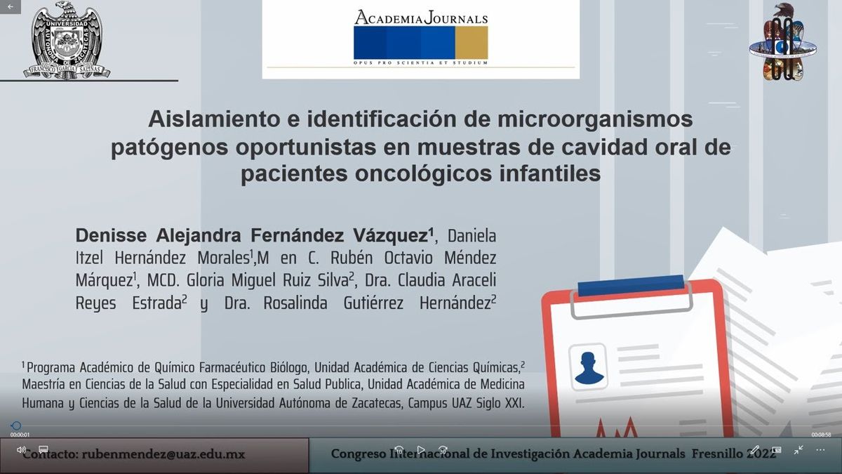 FRS044 - Aislamiento e Identificación de Microorganismos Patógenos Oportunistas en Muestras de Ca…