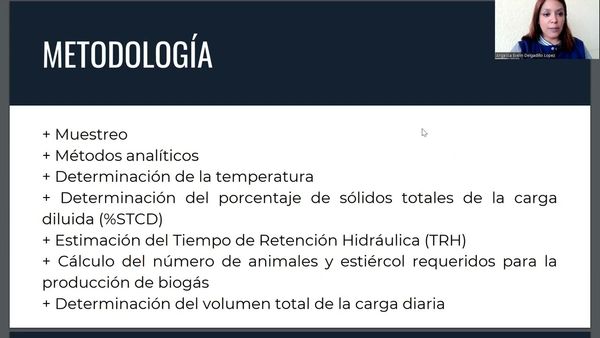 CHM246 - Producción de Biogás en Biodigestores Anaerobios Semicontinuos