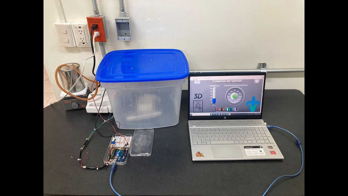 CS103 - Integración de Instrumentación para una Cámara de Vapor de Acetona