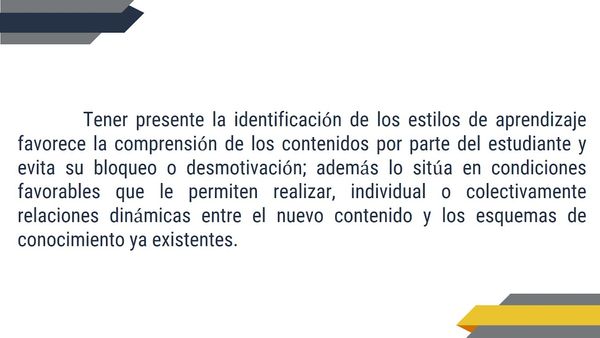 A015 - Estilos de Aprendizaje de los Alumnos de Nivel Superior