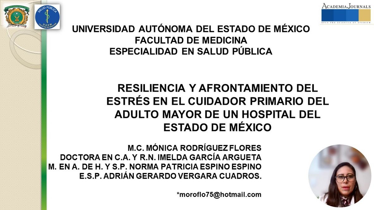 HLG190 - Resiliencia y Afrontamiento del Estrés en el Cuidador Primario del Adulto Mayor de un Ho…