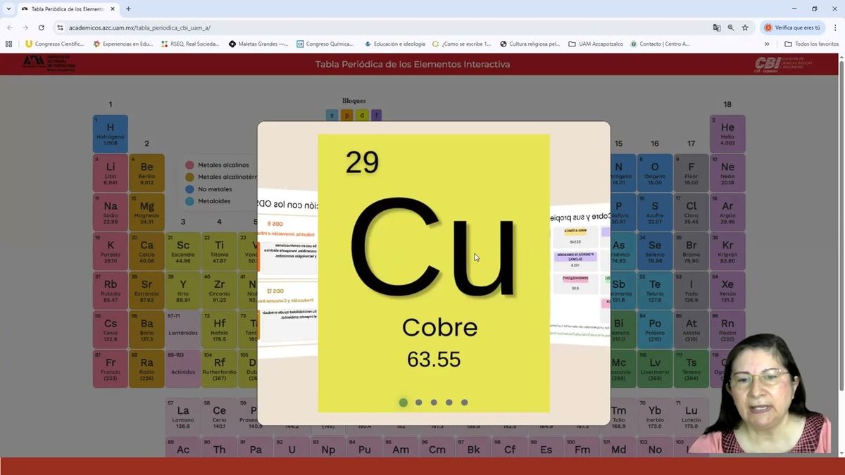 MED192 - Creación de contenido digital e interactivo de la tabla periódica y sus elementos quími…