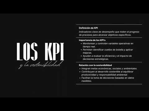 CLY052 - MOSTRAR LA UTILIZACIÓN DE LOS KPI´s, EN LA SOSTENIBILIDAD DE UN PROCESO DE SECADO ROTATO…