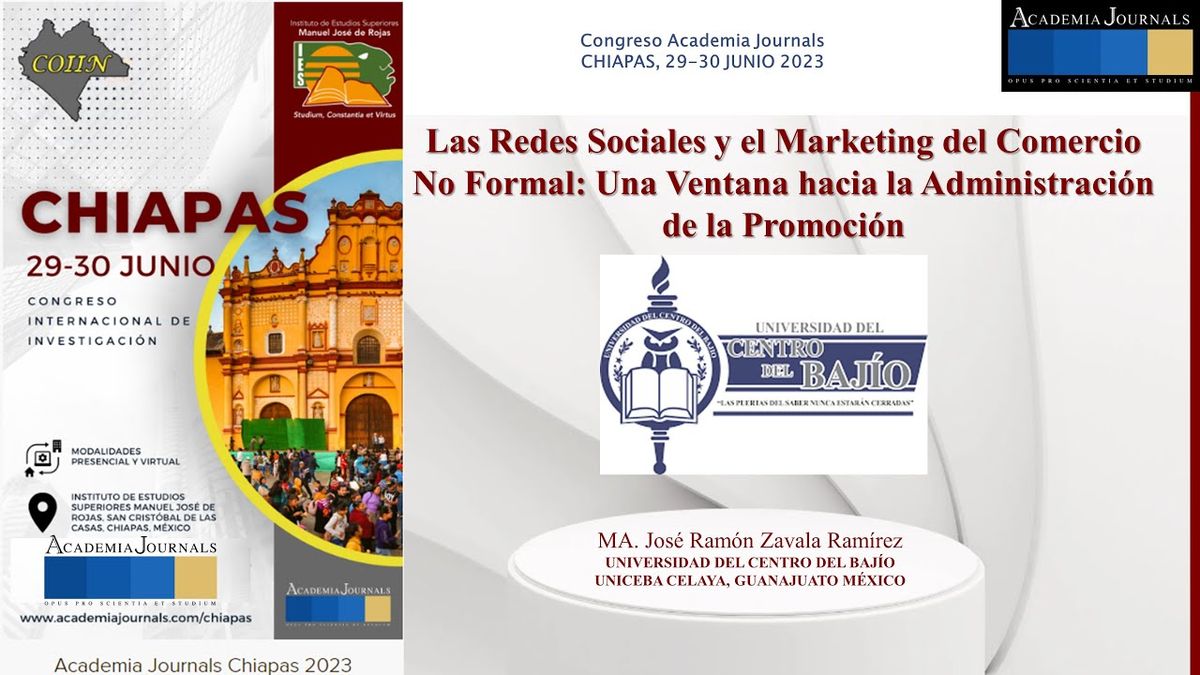 CPS135 - Las Redes Sociales y el Marketing del Comercio No Forma: Una Ventana hacia la Administrac…