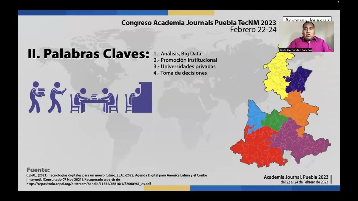 ITP034 - Big Data en áreas de Promoción Institucional de Universidades Privadas de Puebla y Chol…