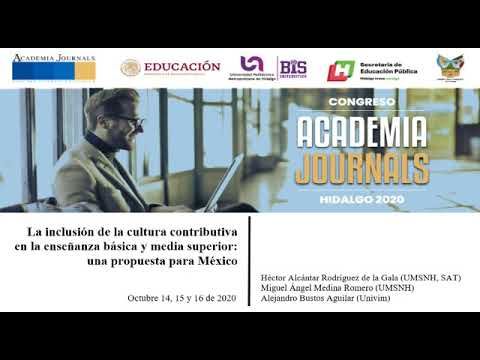 H457 - LA INCLUSIÓN DE LA CULTURA CONTRIBUTIVA EN LA ENSEÑANZA BÁSICA Y MEDIA SUPERIOR: UNA PROP…