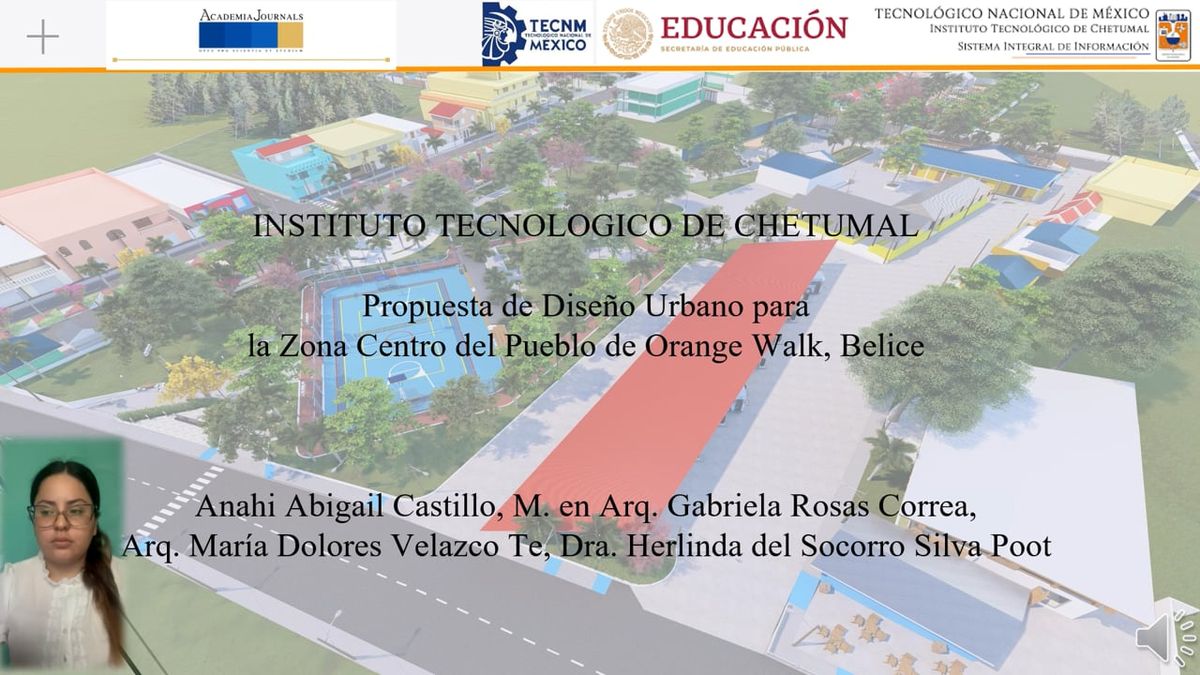 CHM074 - Propuesta de Diseño Urbano para la Zona Centro del Pueblo de Orange Walk, Belice