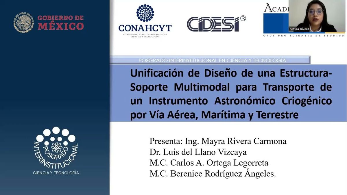 IEU029 - Unificación de Diseño de una Estructura-Soporte Multimodal para Transporte de un Instru…