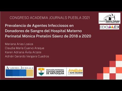 PUE035 - Prevalencia de Agentes Infecciosos en Donadores de Sangre del Hospital Materno Perinatal M…