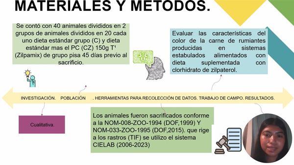 NOV115- El Uso de Clorhidrato de Zilpaterol y su Efecto en la Coloración en Carnes de Rumiantes # …