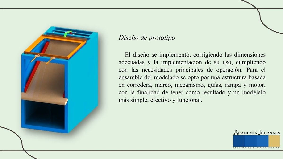 CDX049 - Diseño y Fabricación de un Cernidor Mecánico