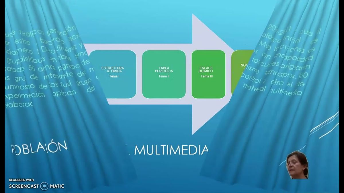 CEL168 - Aplicación de Herramientas multimedia para el aprendizaje de la química en educación m…