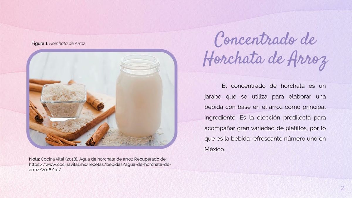 MOR187 - Análisis de Factibilidad de la Exportación del Concentrado de Horchata de Arroz, Produci…