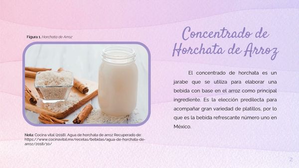 MOR187 - Análisis de Factibilidad de la Exportación del Concentrado de Horchata de Arroz, Produci…