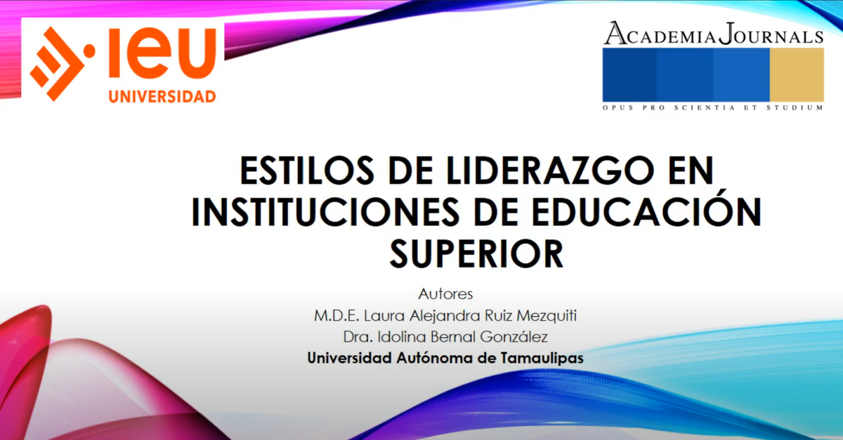 PUE150 - Estilos de Liderazgo en Instituciones de Educación Superior