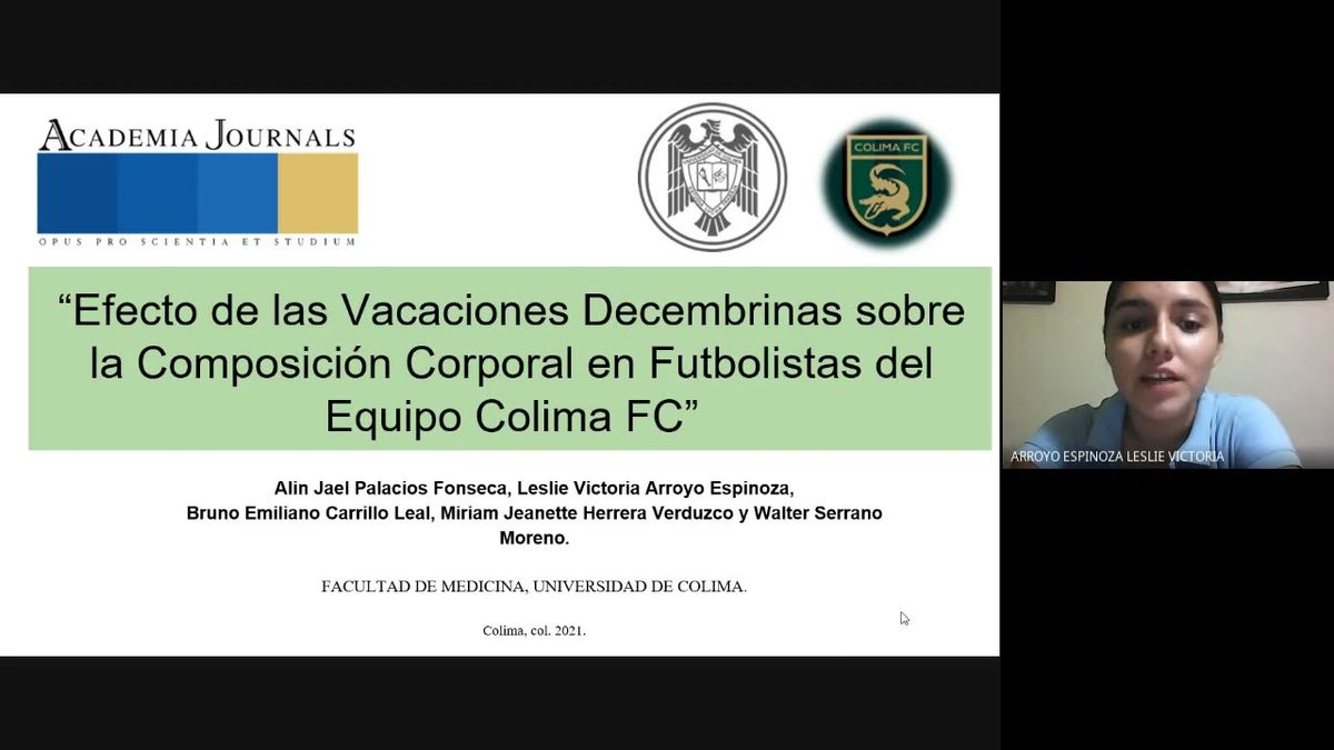 CLY260 - Efecto de las Vacaciones Decembrinas sobre la Composición Corporal en Futbolistas del Equ…